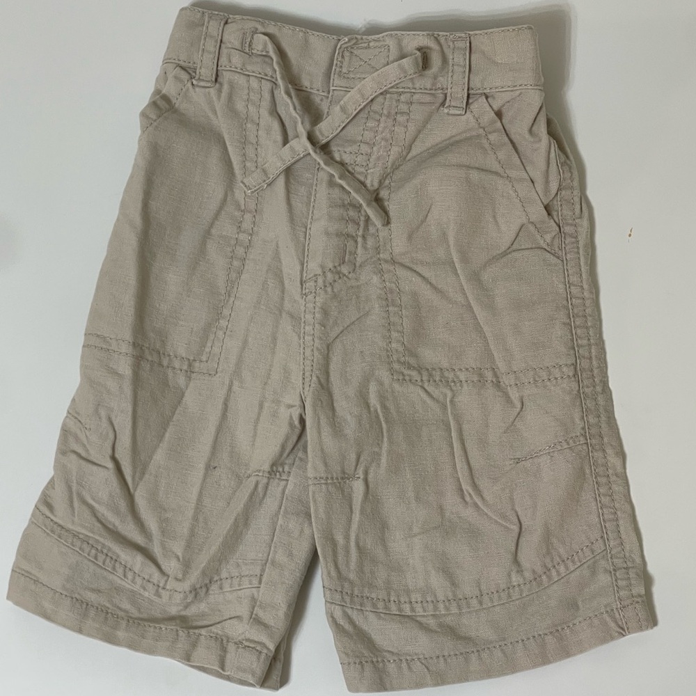 Next Tan Cargo Shorts with Belt Loops